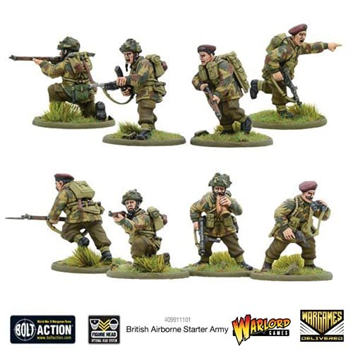 Bolt Action: British Airborne Starter Army Set + Digital Guide: Armies of Great Britain