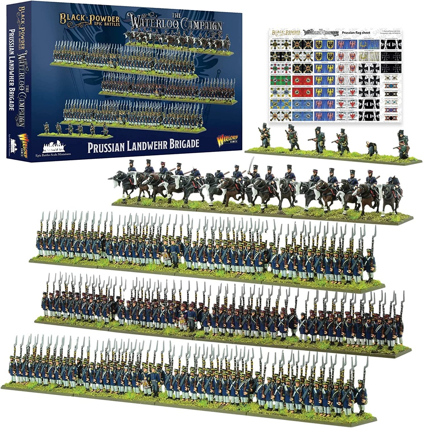 Black Powder Epic Battles - Waterloo: Prussian Landwehr Brigade