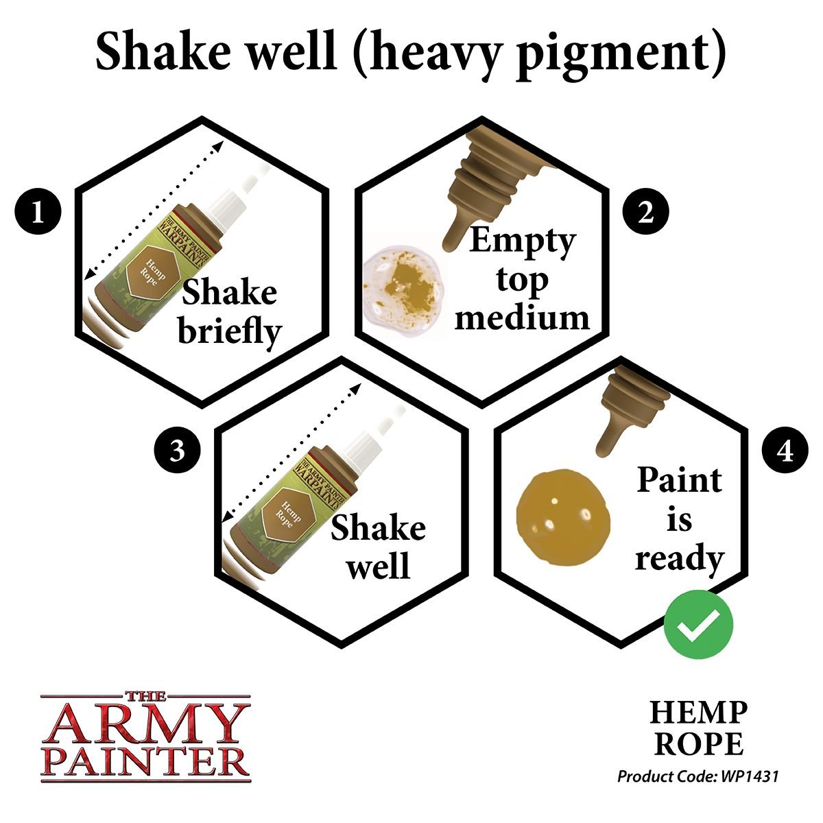The Army Painter - Warpaints: Hemp Rope (18ml/0.6oz)