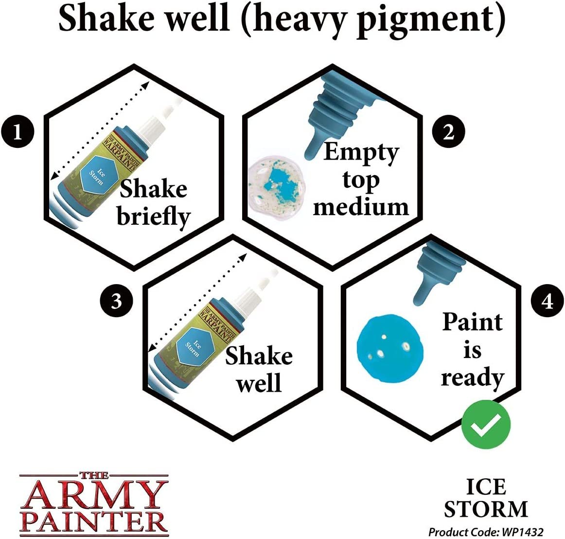 The Army Painter - Warpaints: Ice Storm (18ml/0.6oz)