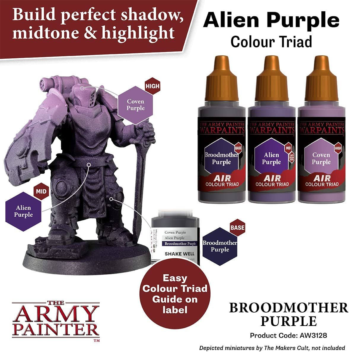 The Army Painter - Warpaints Air: Broodmother Purple (18ml/0.6oz)