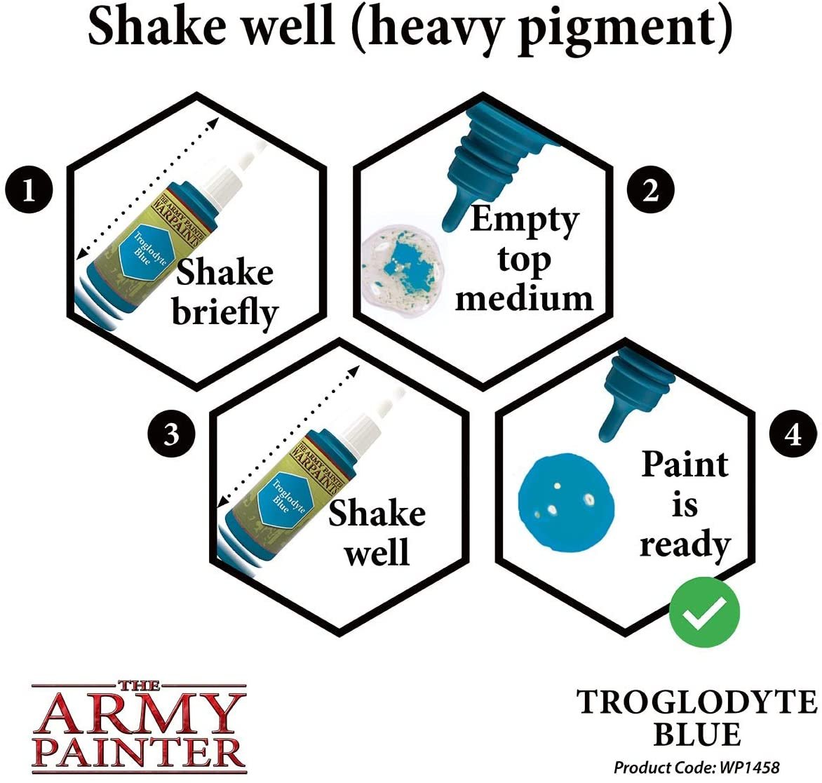 The Army Painter - Warpaints: Troglodyte Blue (18ml/0.6oz)