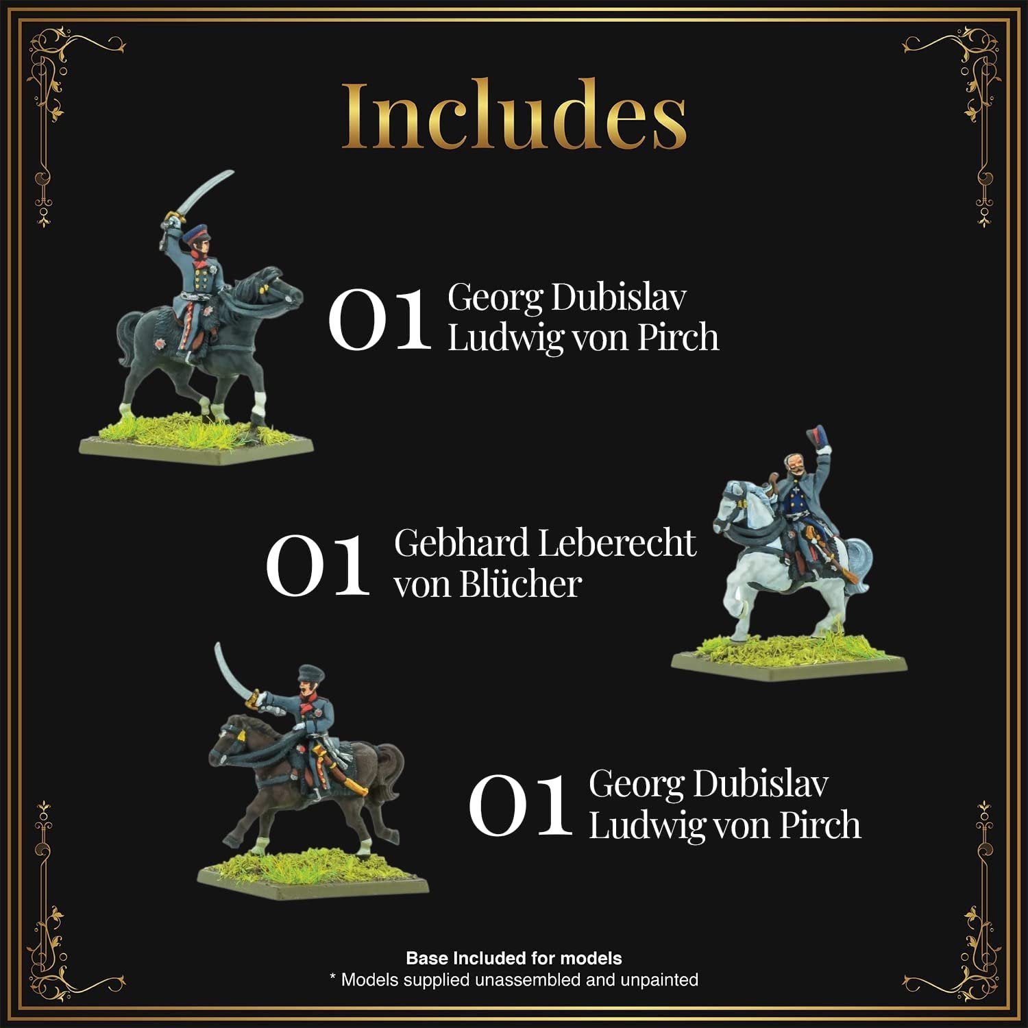 Black Powder Epic Battles - Waterloo: Prussian Commanders Black Powder Epic Battles - Waterloo: Prussian Commanders