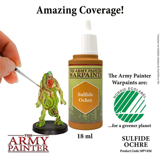 The Army Painter - Warpaints: Sulfide Ochre (18ml/0.6oz) The Army Painter - Warpaints: Sulfide Ochre (18ml/0.6oz)