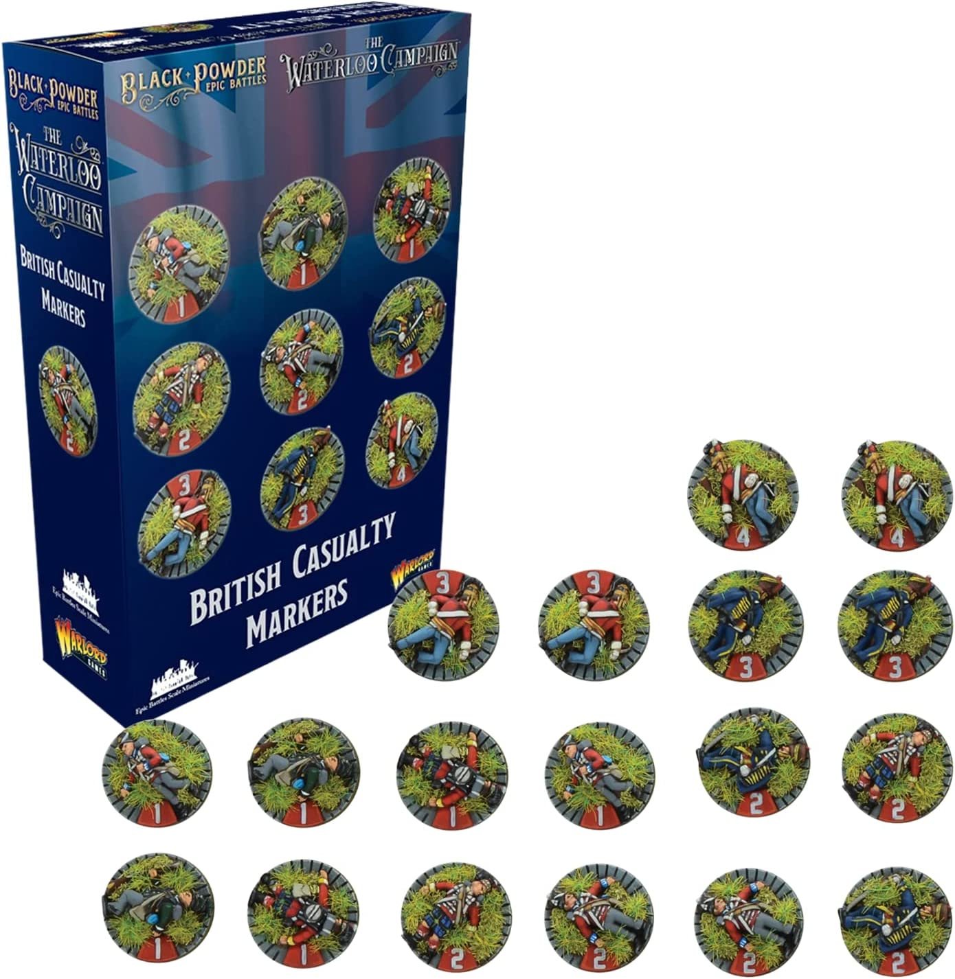 Black Powder Epic Battles - Waterloo: British Casualty Markers