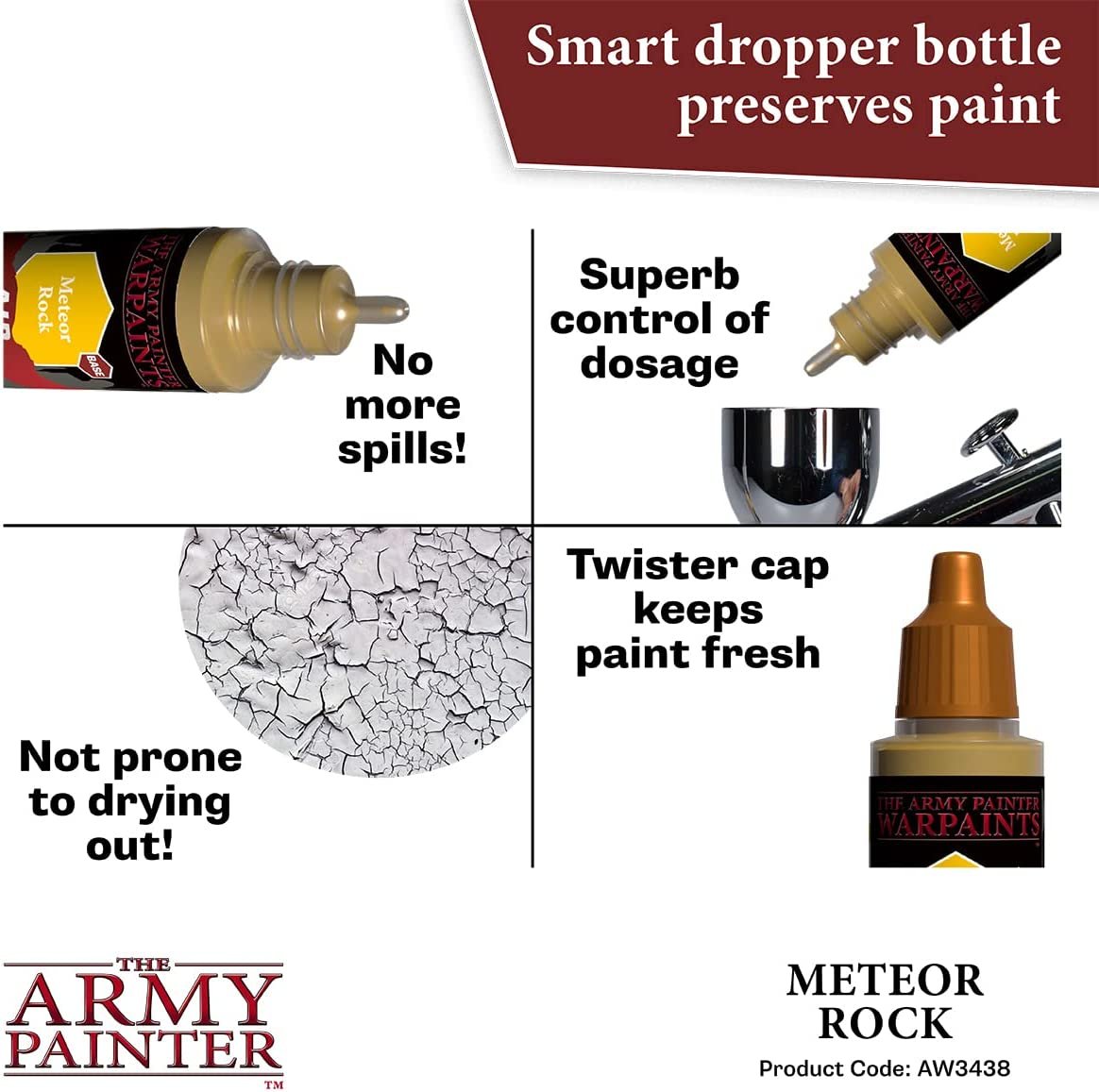 The Army Painter - Warpaints Air: Meteor Rock (18ml/0.6oz)