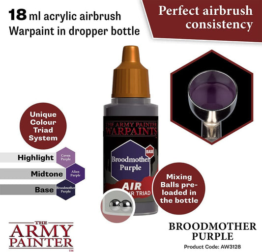 The Army Painter - Warpaints Air: Broodmother Purple (18ml/0.6oz) The Army Painter - Warpaints Air: Broodmother Purple (18ml/0.6oz)