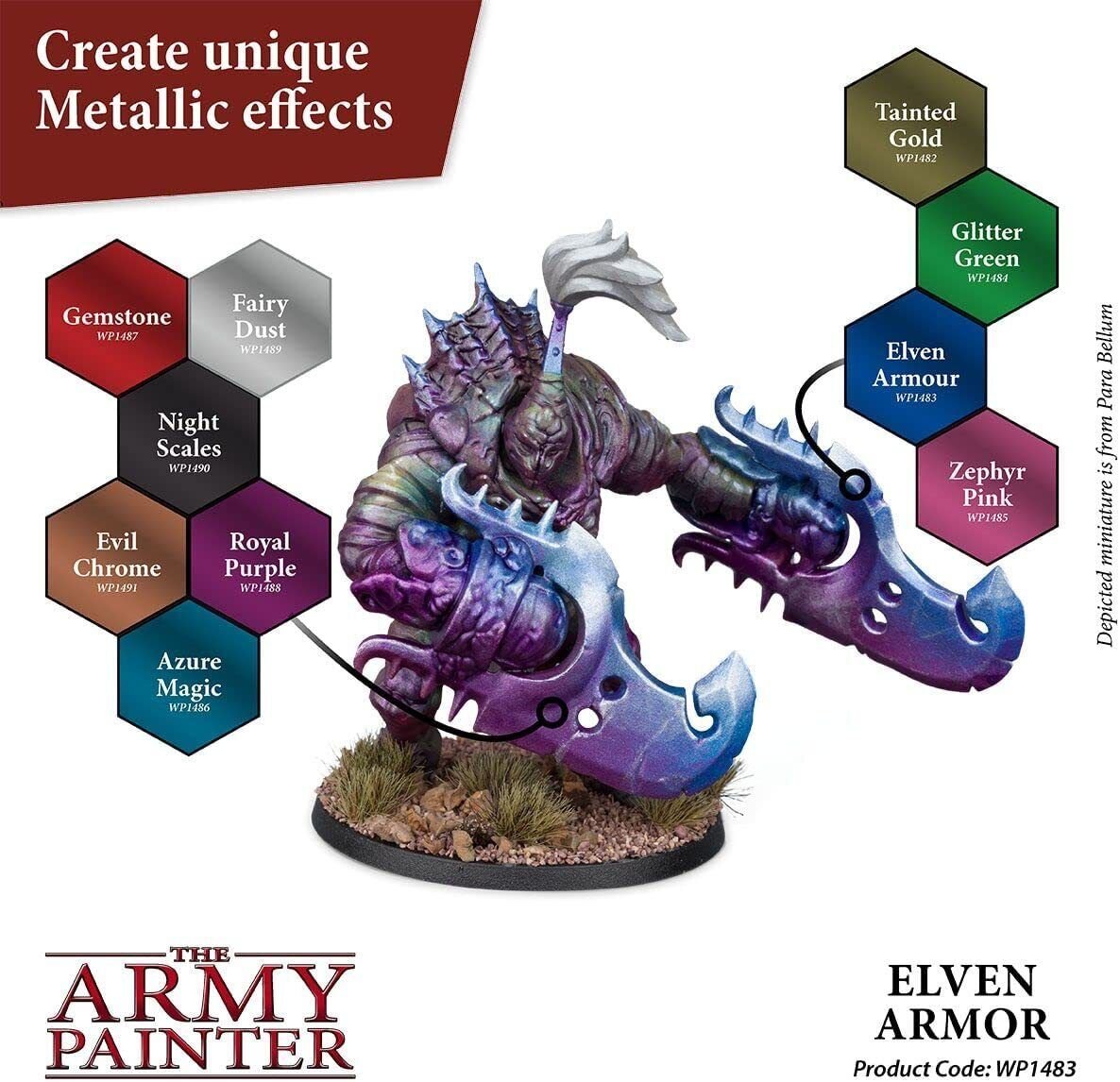 The Army Painter - Warpaints Metallics: Elven Armor (18ml/0.6oz)