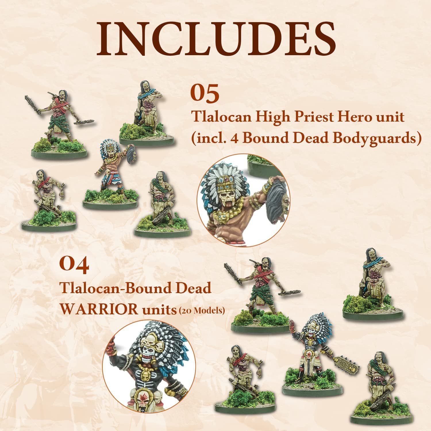 Mythic Americas - Aztecs: Aztec Warband Starter Set Mythic Americas - Aztecs: Aztec Warband Starter Set