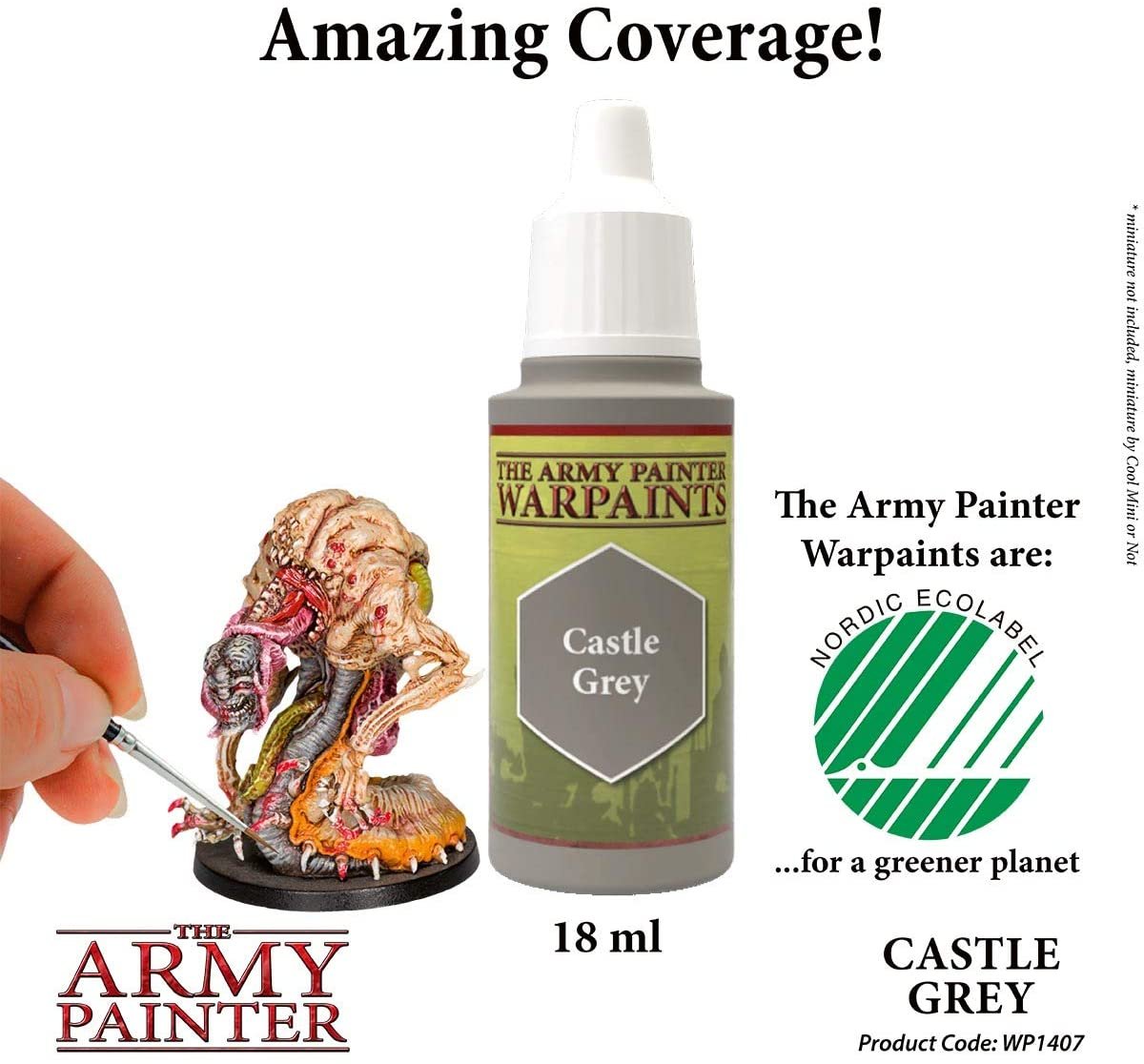 The Army Painter - Warpaints: Castle Grey (18ml/0.6oz)
