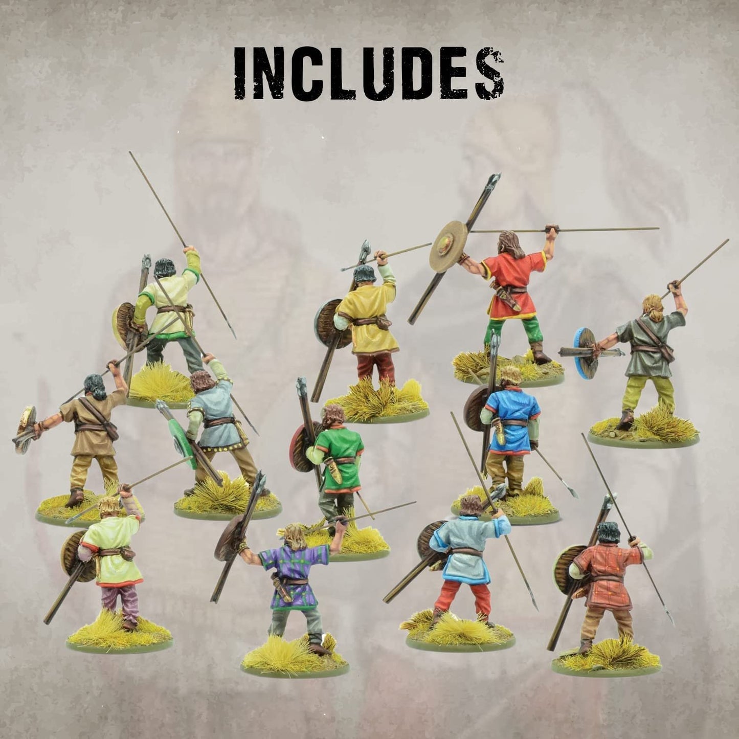 SPQR - Dacia & Sarmations : Tribesman With Javelins