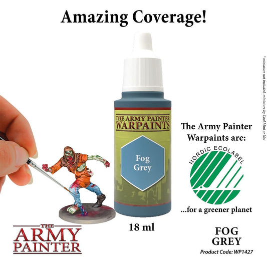 The Army Painter - Warpaints: Fog Grey (18ml/0.6oz) The Army Painter - Warpaints: Fog Grey (18ml/0.6oz)