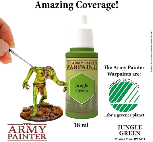 The Army Painter - Warpaints: Jungle Green (18ml/0.6oz) The Army Painter - Warpaints: Jungle Green (18ml/0.6oz)