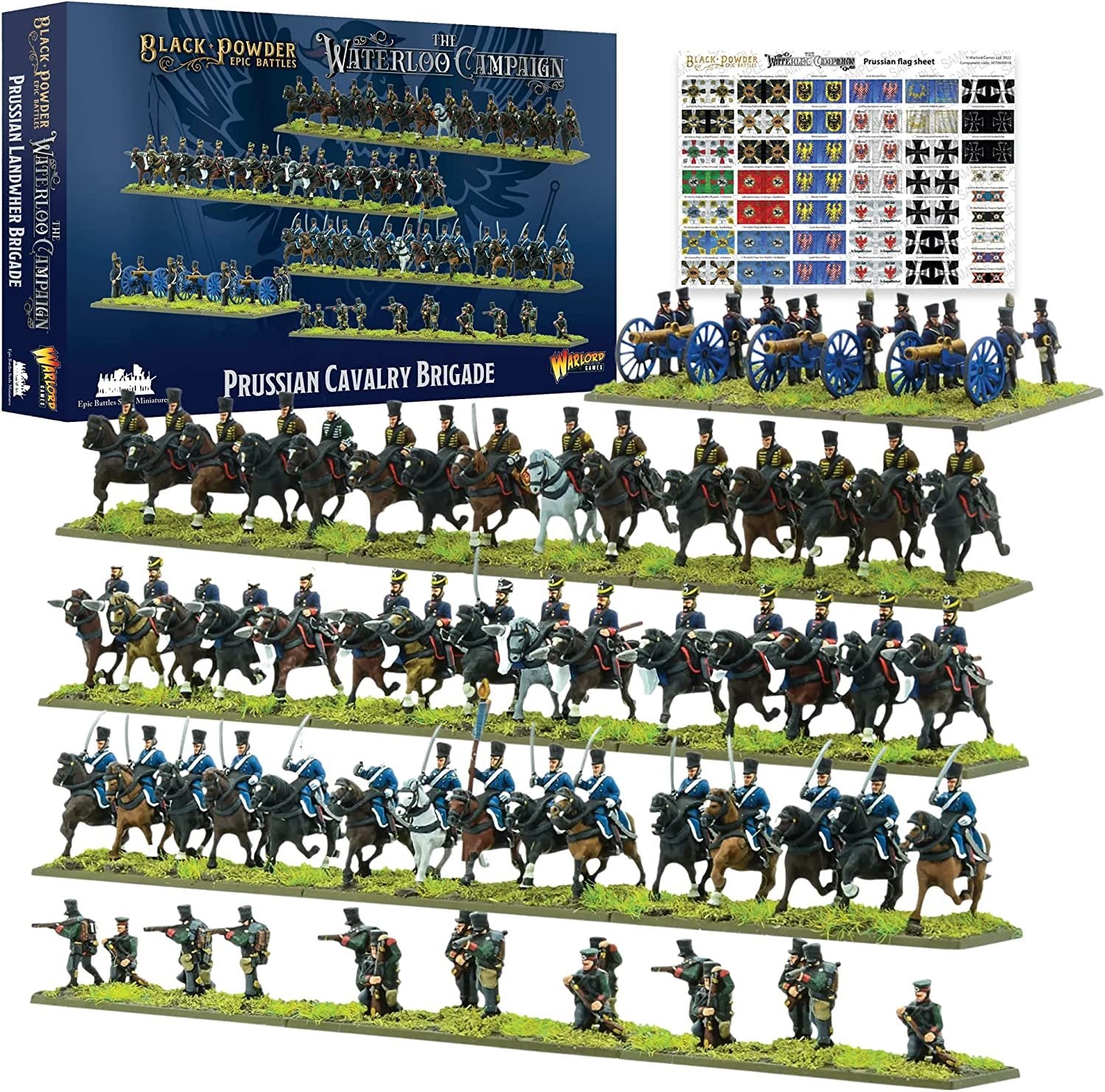 Black Powder Epic Battles - Waterloo: Prussian Cavalry Brigade Black Powder Epic Battles - Waterloo: Prussian Cavalry Brigade