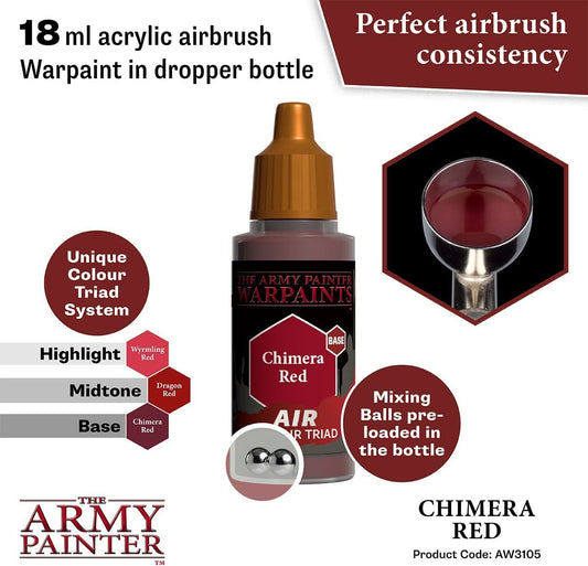 The Army Painter - Warpaints Air: Chimera Red (18ml/0.6oz) The Army Painter - Warpaints Air: Chimera Red (18ml/0.6oz)