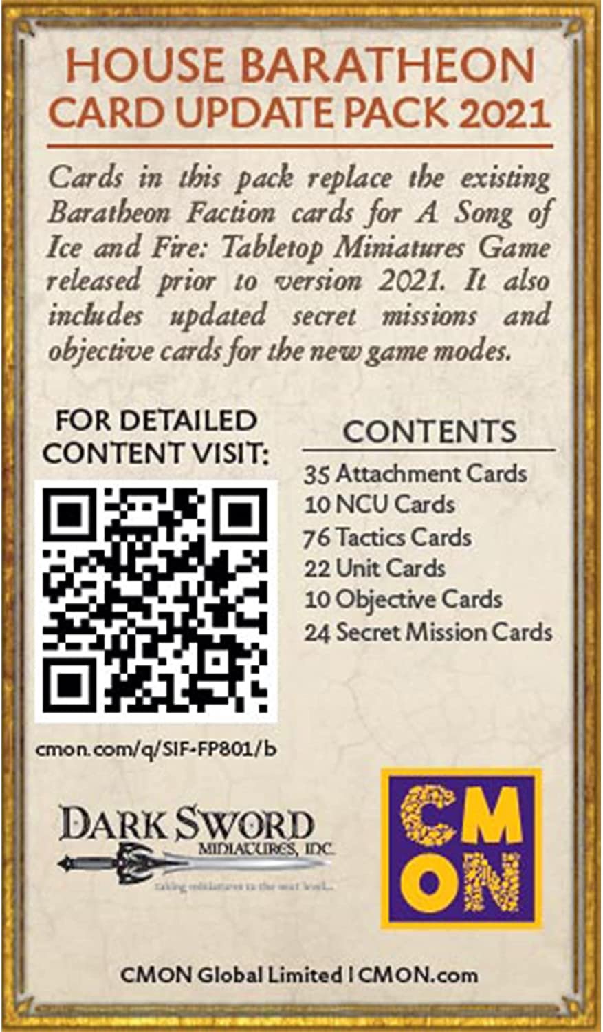 A Song of Ice and Fire - Baratheon: Faction Pack