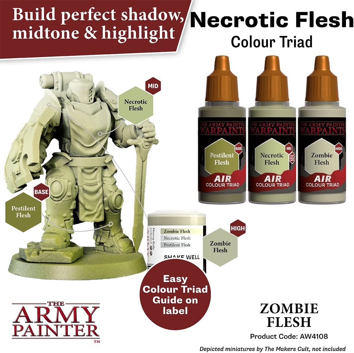 The Army Painter - Warpaints Air: Zombie Flesh (18ml/0.6oz)