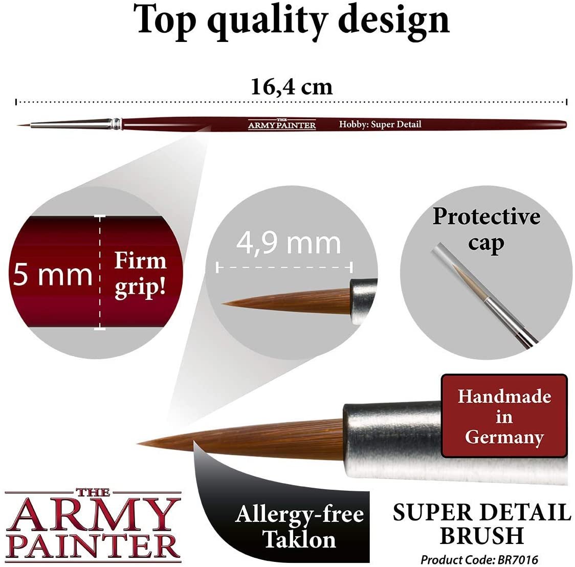 The Army Painter - Hobby Brush: Super Detail Brush The Army Painter - Hobby Brush: Super Detail Brush