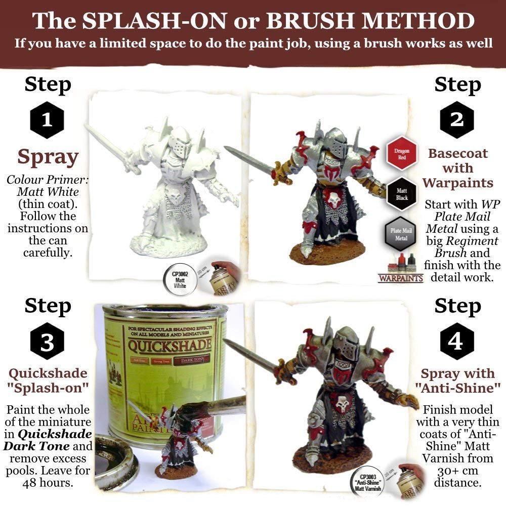 The Army Painter - Quickshade Dips: Dark Tone (250ml)