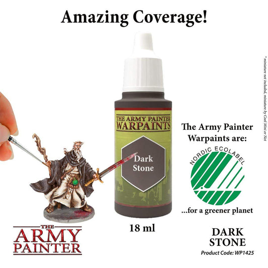 The Army Painter - Warpaints: Dark Stone (18ml/0.6oz) The Army Painter - Warpaints: Dark Stone (18ml/0.6oz)