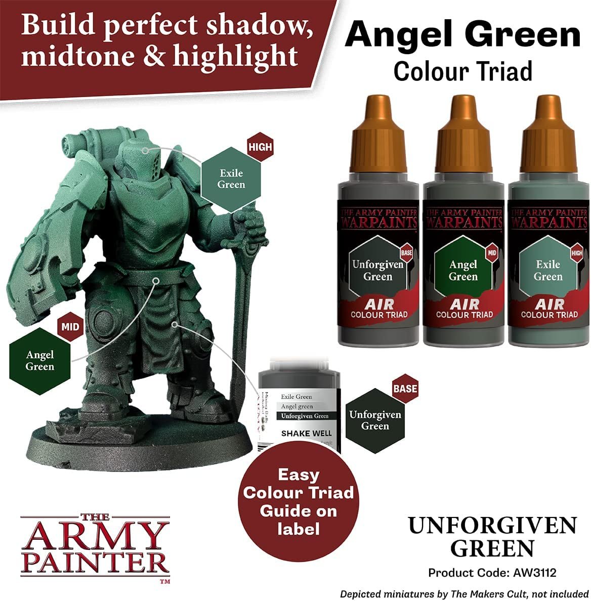 The Army Painter - Warpaints Air: Unforgiven Green (18ml/0.6oz)