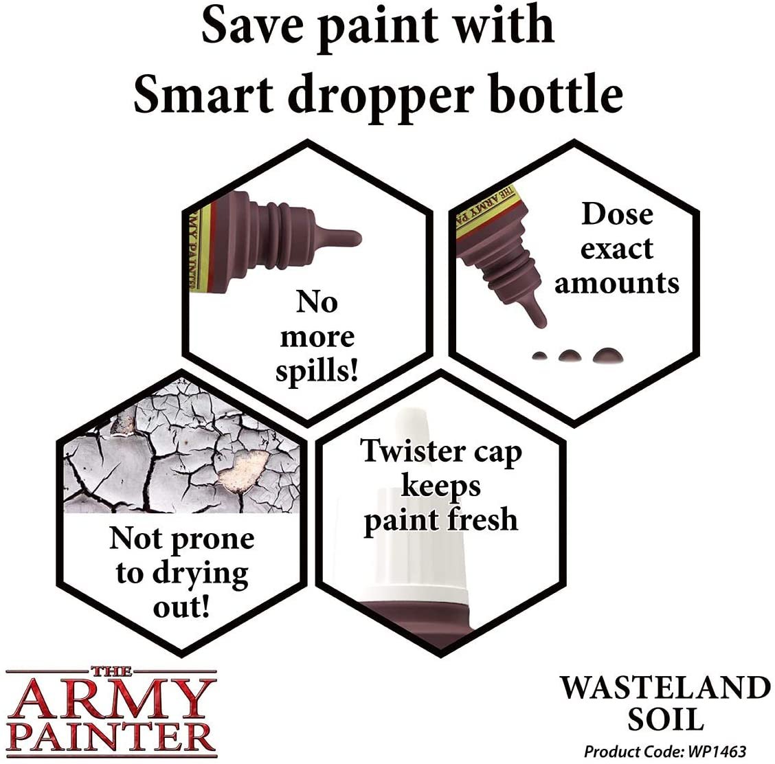 The Army Painter - Warpaints: Wasteland Soil (18ml/0.6oz)