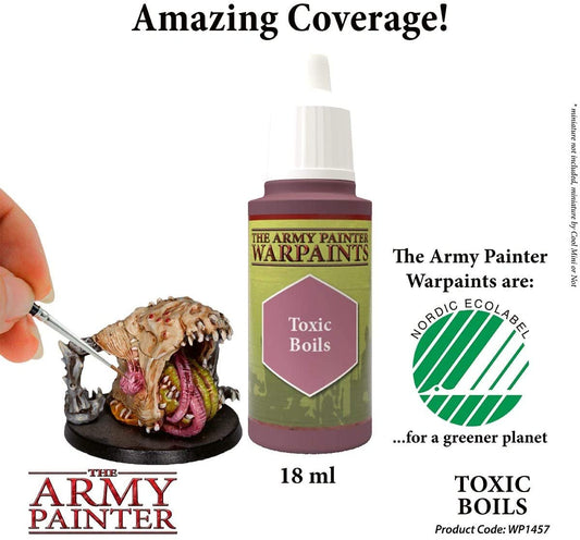The Army Painter - Warpaints: Toxic Boils (18ml/0.6oz) The Army Painter - Warpaints: Toxic Boils (18ml/0.6oz)