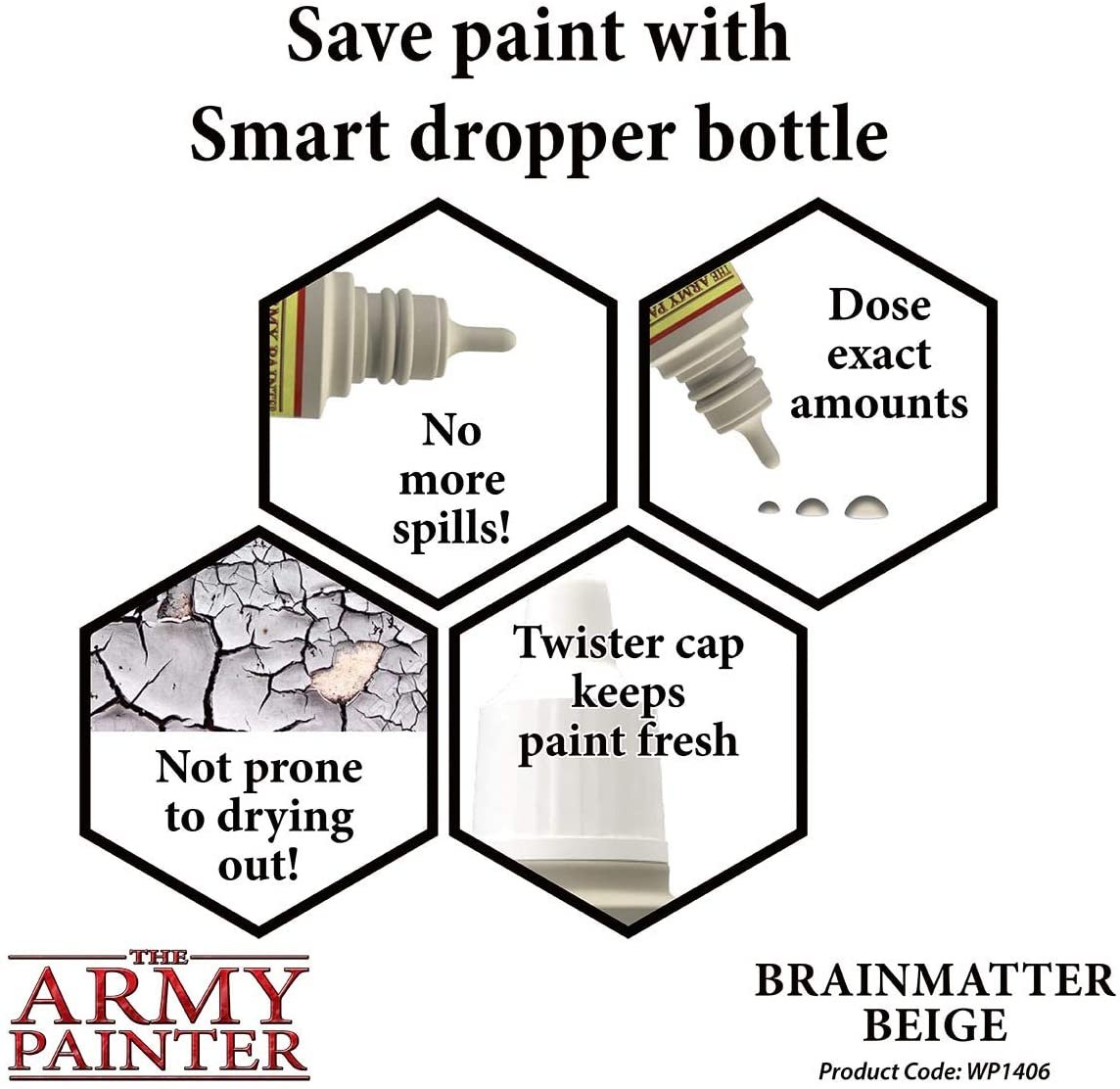 The Army Painter - Warpaints: Brainmatter Beige (18ml/0.6oz)