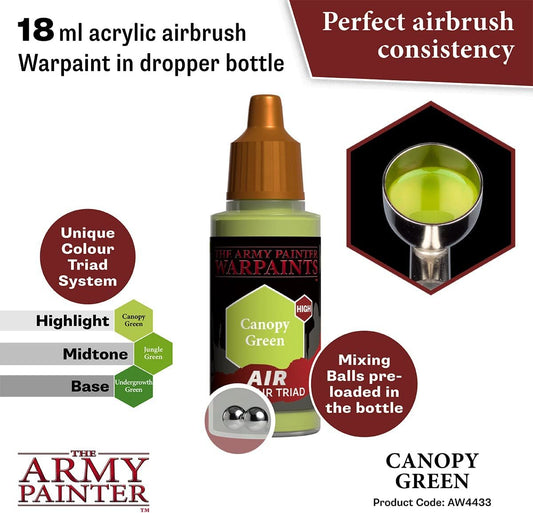 The Army Painter - Warpaints Air: Canopy Green (18ml/0.6oz) The Army Painter - Warpaints Air: Canopy Green (18ml/0.6oz)