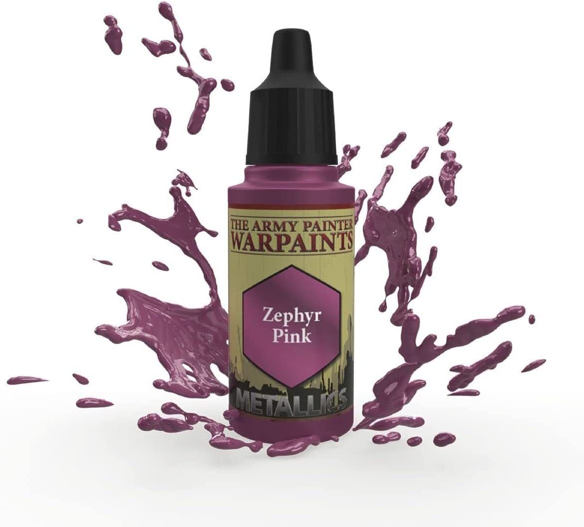 The Army Painter - Warpaints Metallics: Zephyr Pink (18ml/0.6oz)