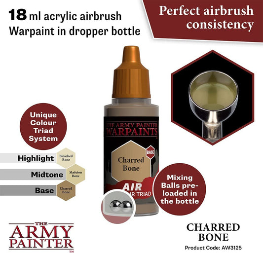 The Army Painter - Warpaints Air: Charred Bone (18ml/0.6oz) The Army Painter - Warpaints Air: Charred Bone (18ml/0.6oz)
