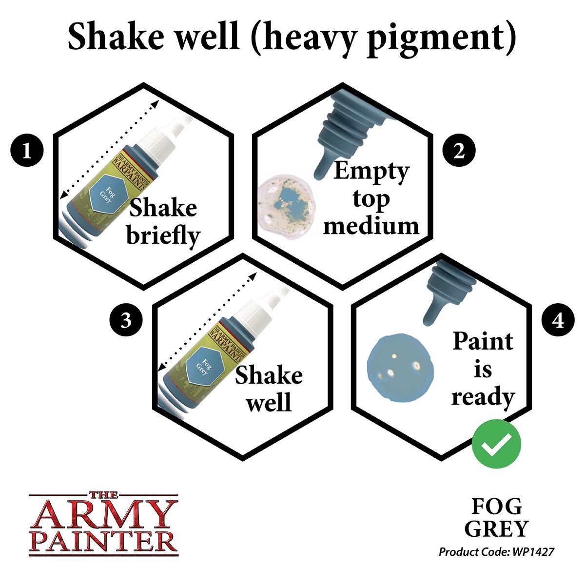 The Army Painter - Warpaints: Fog Grey (18ml/0.6oz)