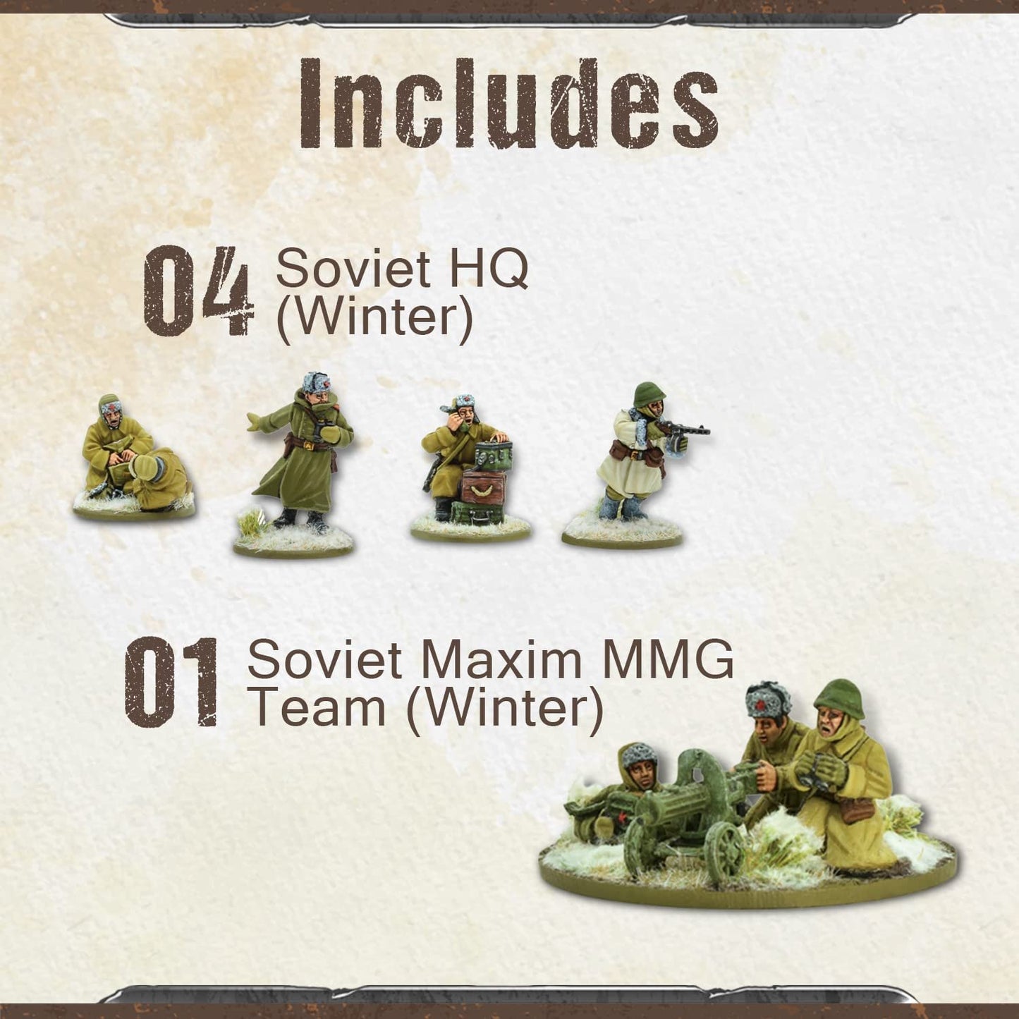 Bolt Action - Soviet Union: Soviet Army (Winter) Support Group