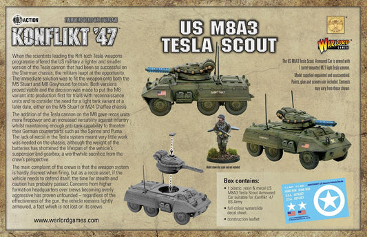 Konflikt' 47 - USA: M8A3 Tesla Scout Konflikt' 47 - USA: M8A3 Tesla Scout