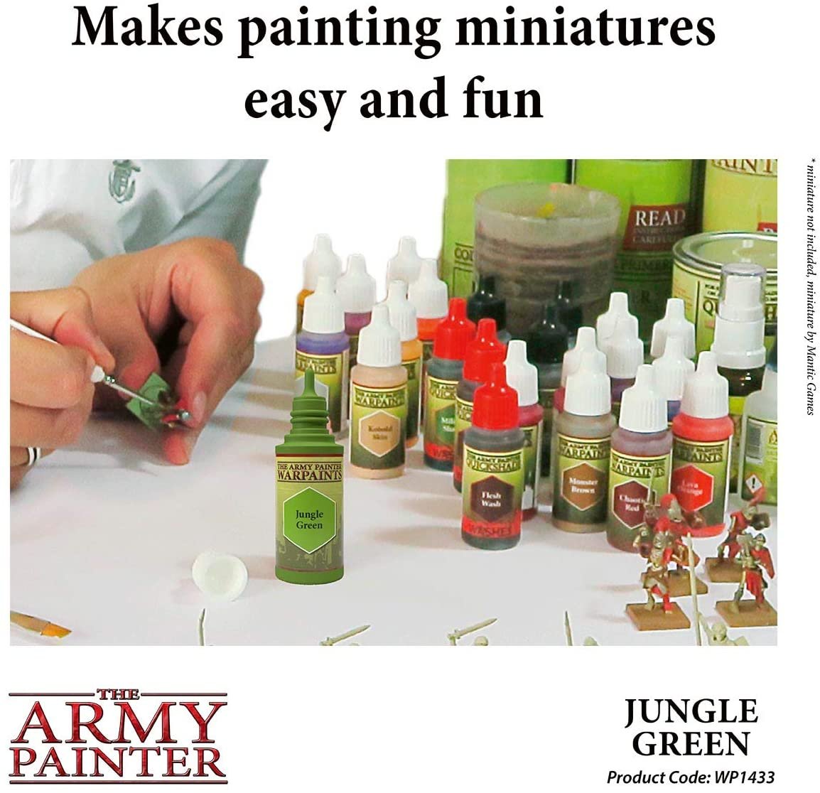 The Army Painter - Warpaints: Jungle Green (18ml/0.6oz)