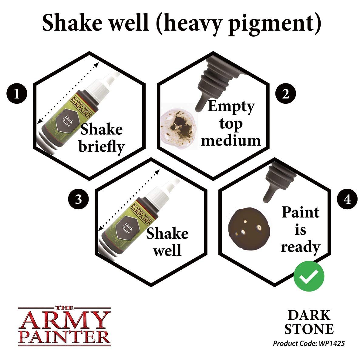 The Army Painter - Warpaints: Dark Stone (18ml/0.6oz)