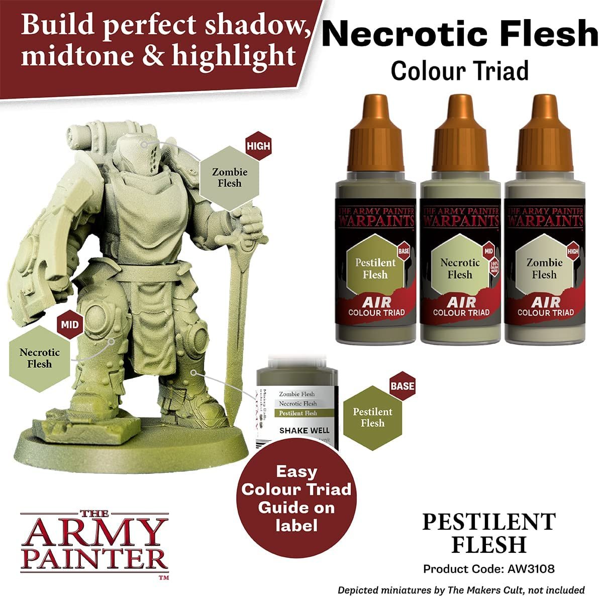 The Army Painter - Warpaints Air: Pestilent Flesh (18ml/0.6oz)