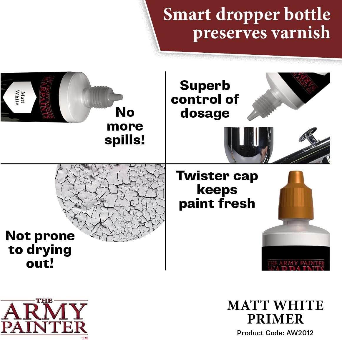The Army Painter - Warpaints Air: Primer White (100 ml)