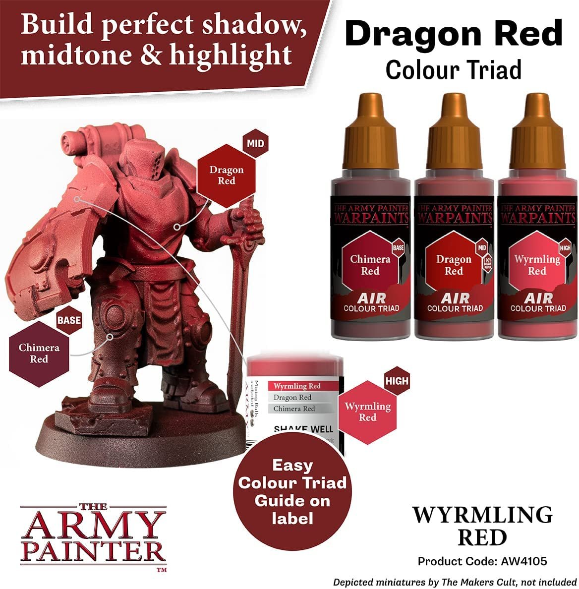 The Army Painter - Warpaints Air: Wyrmling Red (18ml/0.6oz) The Army Painter - Warpaints Air: Wyrmling Red (18ml/0.6oz)