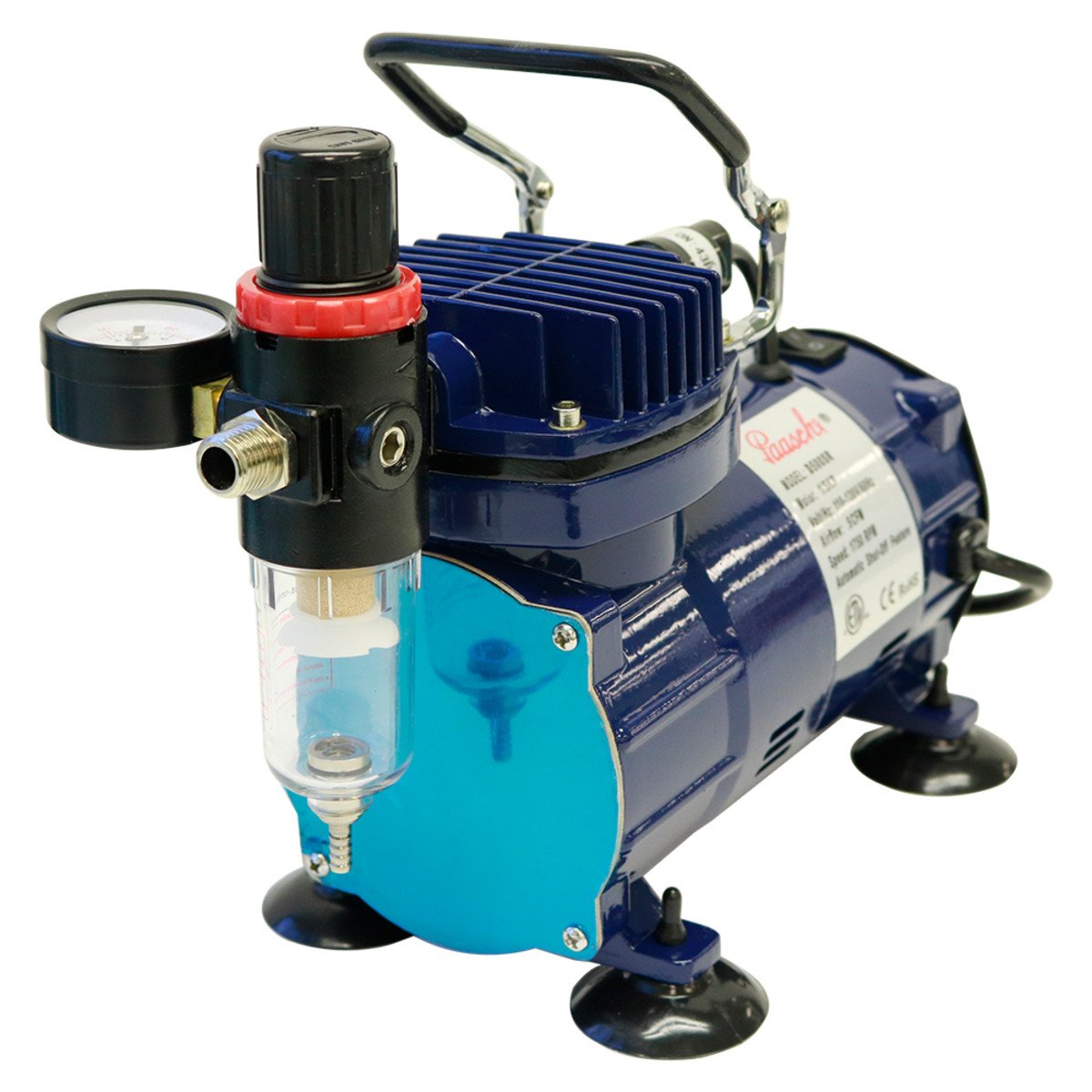 D500SR 1/5 H.P. Oilless Piston Comp. W. Regulator & Auto Shutoff