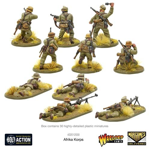 Bolt Action - Germany: Afrika Korps Infantry Set + Digital Guide: The Western Desert