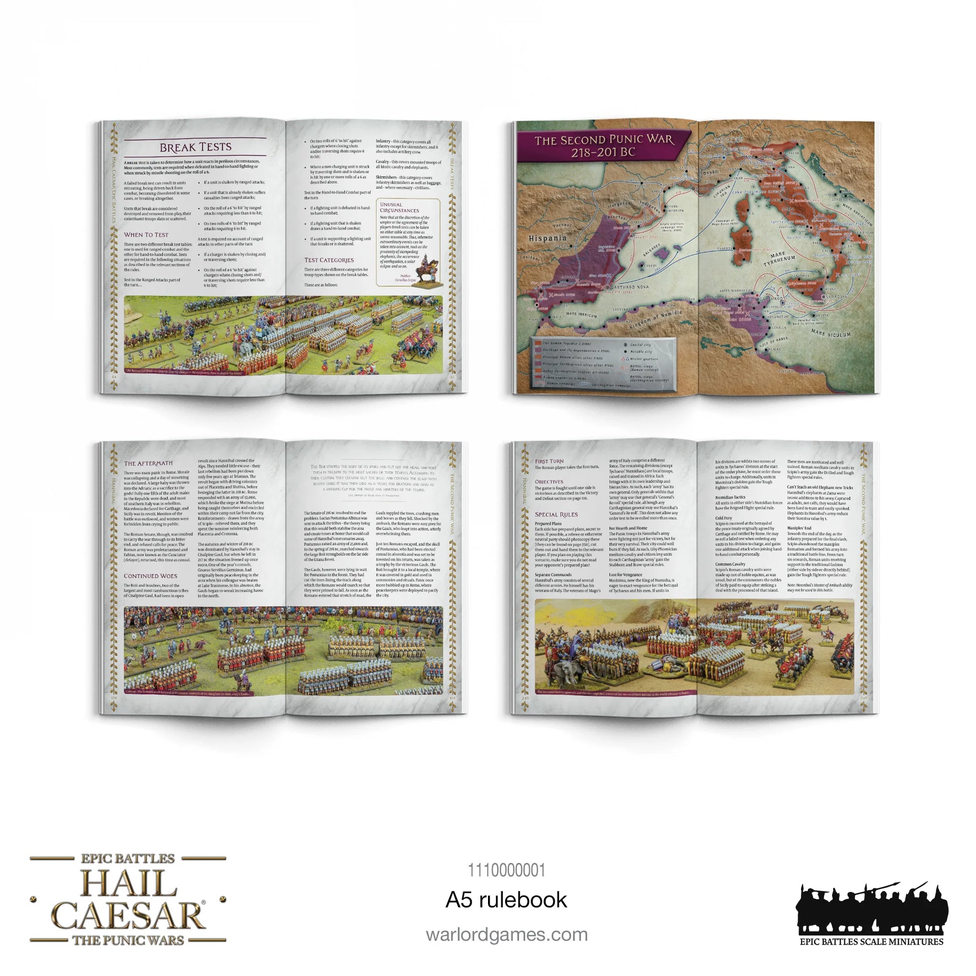 Hail Caesar Epic Battles - The Punic Wars Rulebook