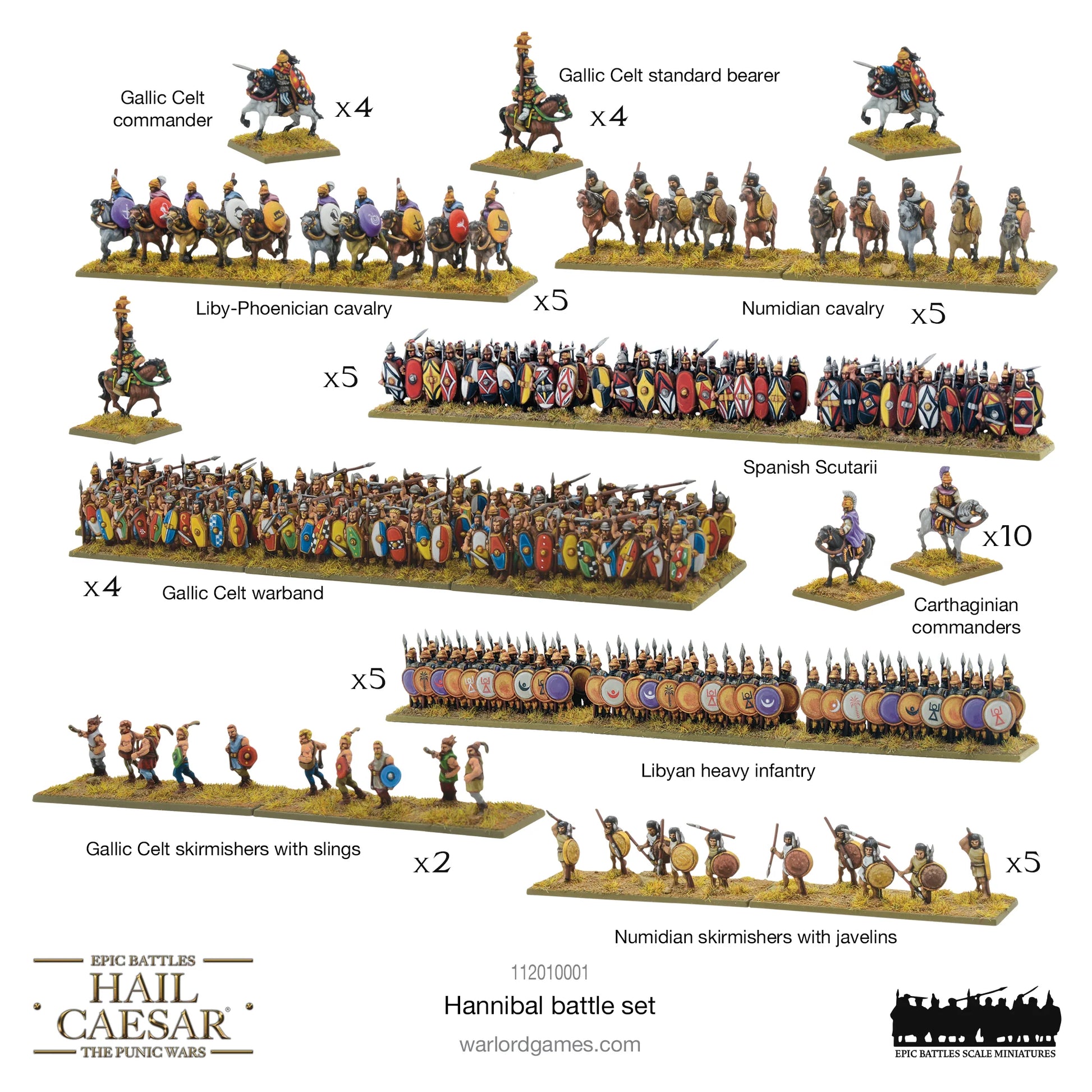 Hail Caesar Epic Battles - Hannibal Battle-Set