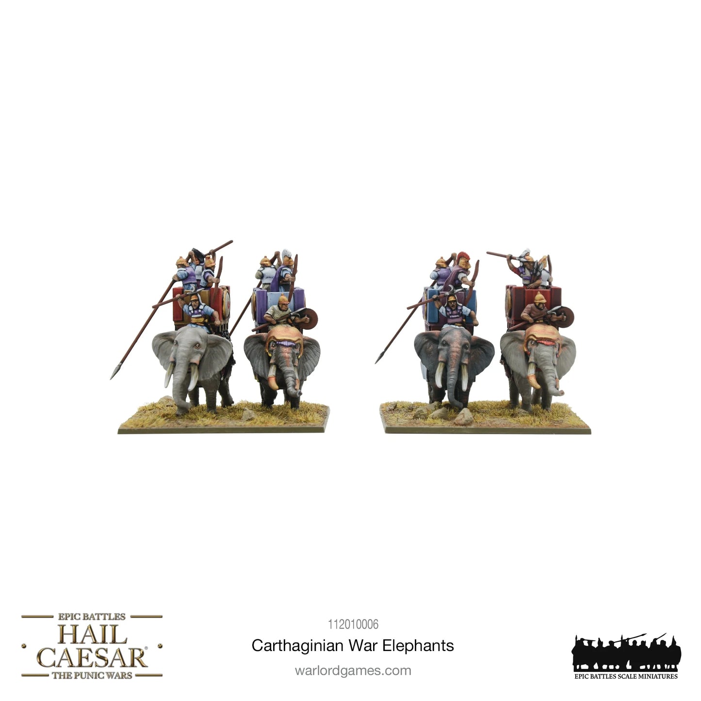 Hail Caesar Epic Battles - Carthaginian War Elephants