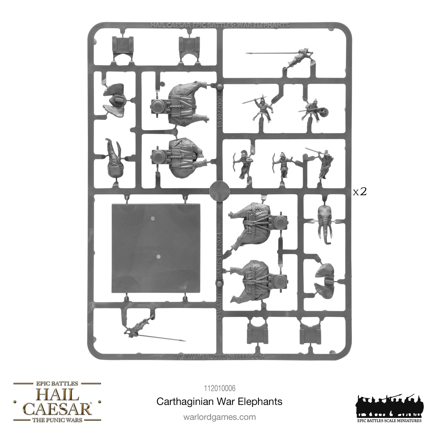 Hail Caesar Epic Battles - Carthaginian War Elephants