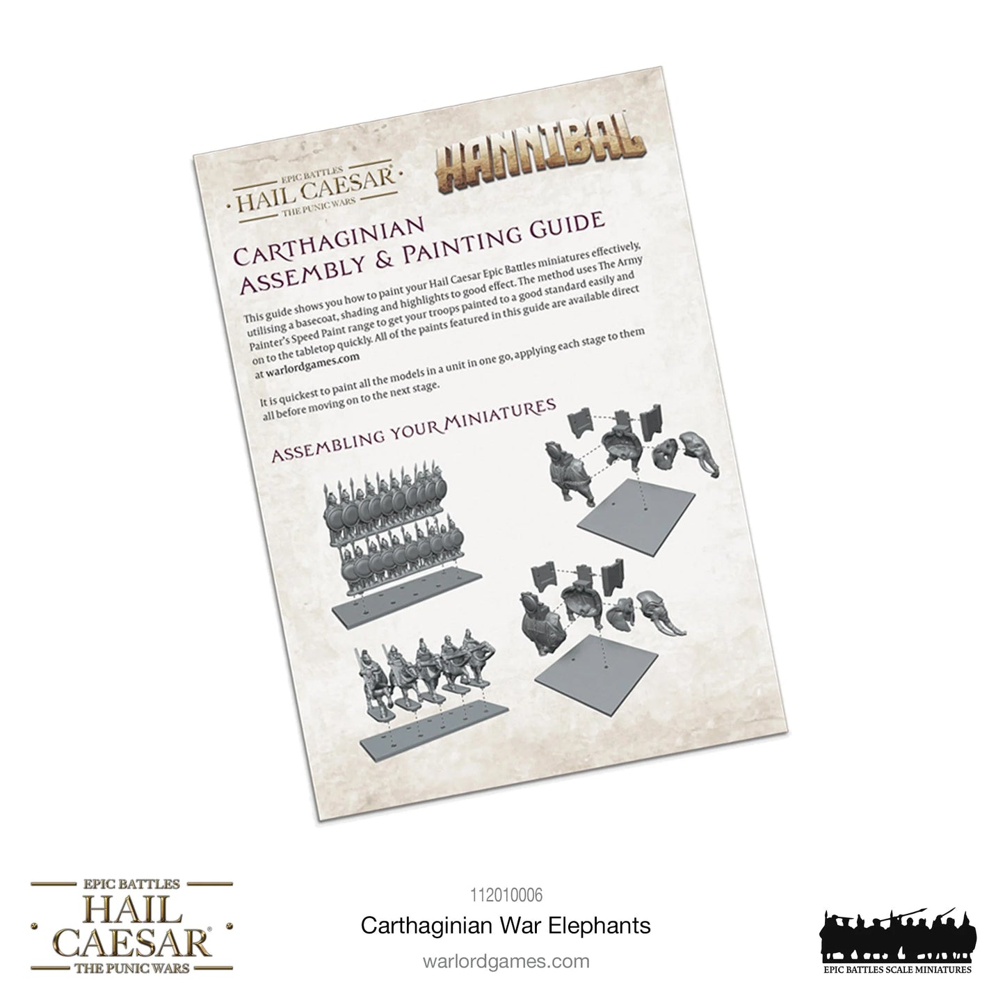 Hail Caesar Epic Battles - Carthaginian War Elephants