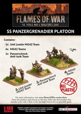 Flames of War - Germany: SS Panzergrenadier Platoon