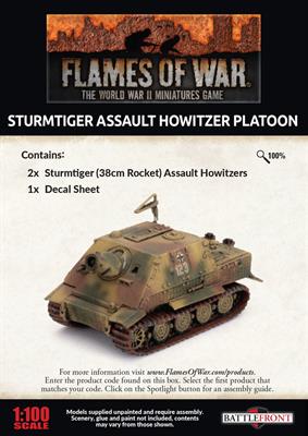 Flames of War - Germany: Sturmtiger Assault Howitzer Platoon