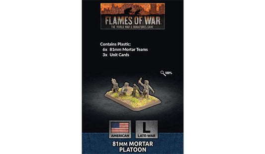 Flames of War - USA: 81mm Mortar Platoon