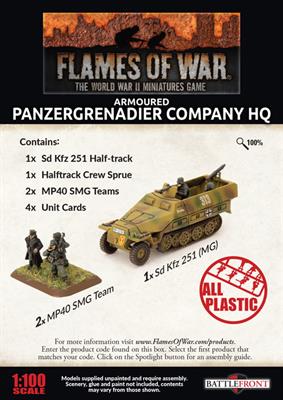 Flames of War - Germany: Panzergrenadier Company HQ